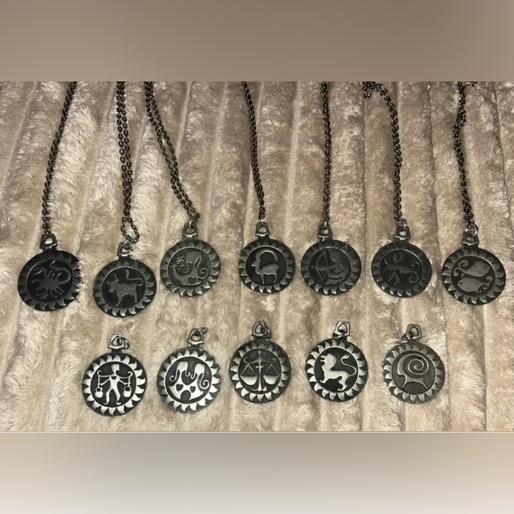 Swedish designer Rune Tennesmed full collection of zodiac pendants